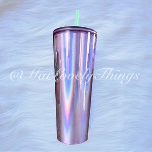 Venti Soft Touch Purple Iridescent Starbucks Tumbler